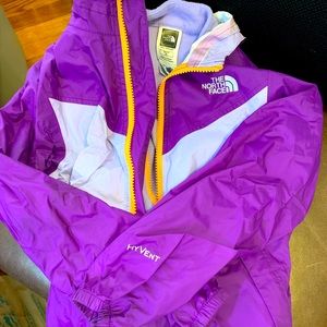 3 in 1 girls North Face jacket